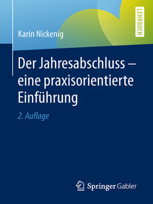 cover image of Der Jahresabschluss--eine praxisorientierte Einführung